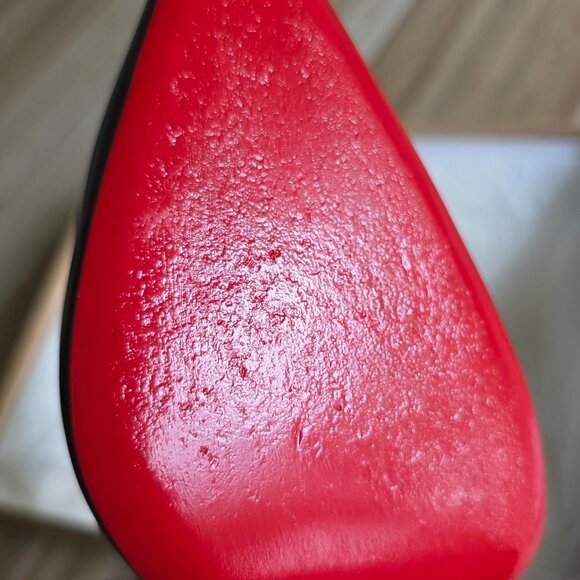 Christian Louboutin Pumpaclou 100 Black Leather Ankle Strap Pumps Eur. 38.5 - Picture 11 of 12